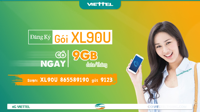 Gói cước XL90U của Viettel