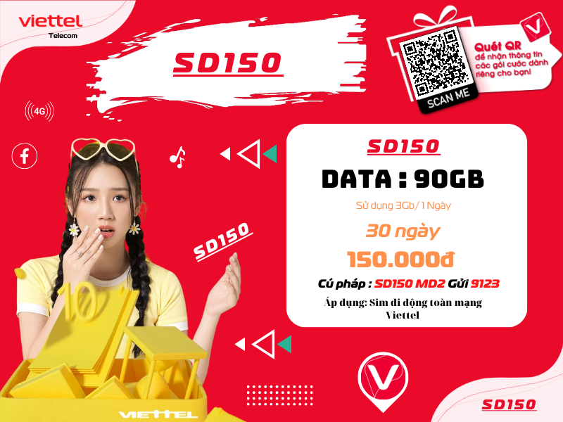 Gói SD150 Viettel