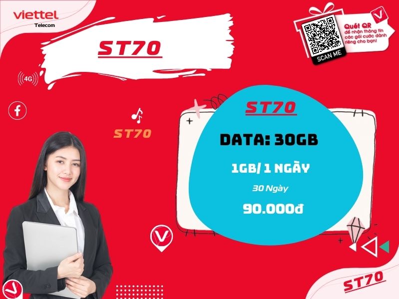 Gói cước ST70 của Viettel