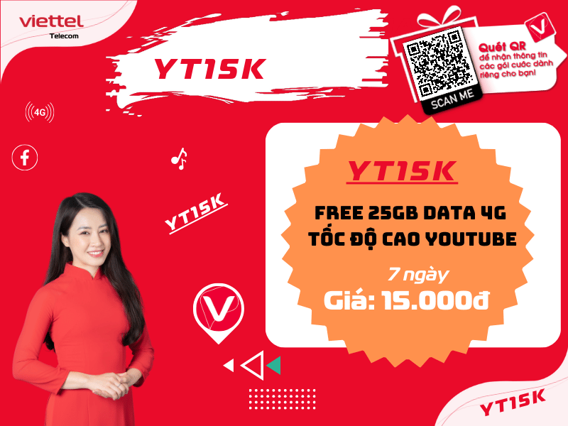 Gói YT15K Viettel