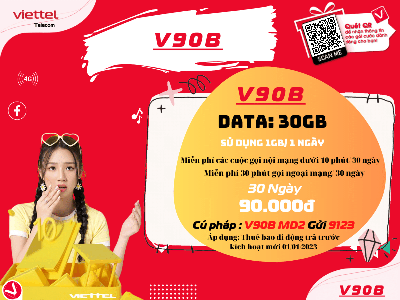 Mỗi tháng 90k nên đăng ký gói gì