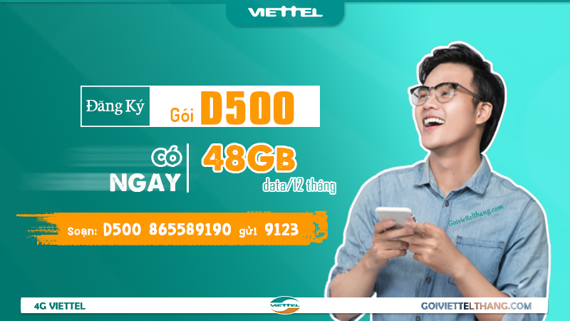 Gói cước D500 của Viettel