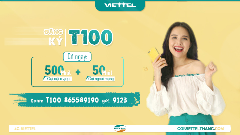 Gói cước T100 của Viettel