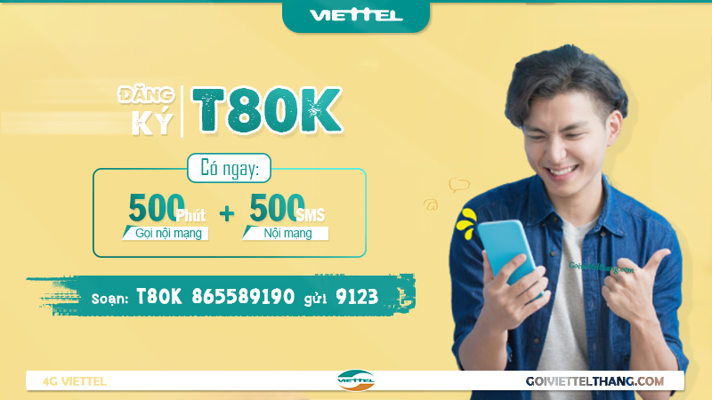 Gói cước T80K của Viettel