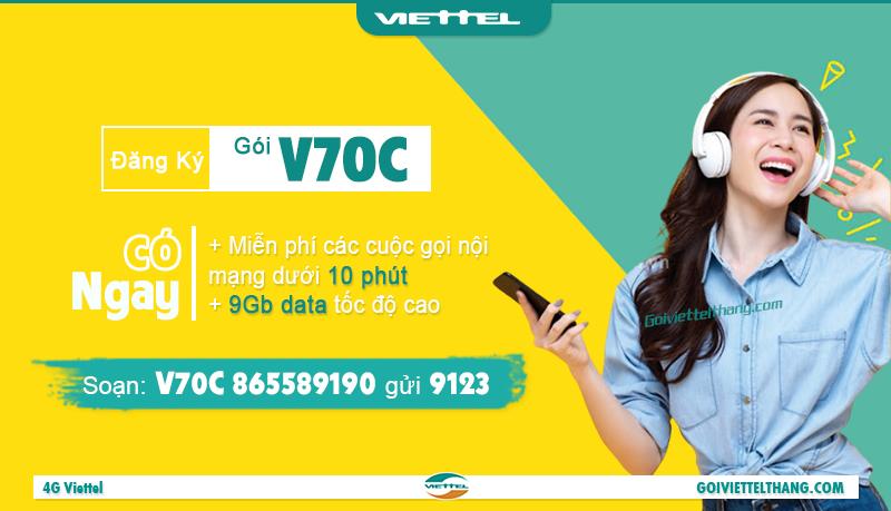 Gói cước V70C của Viettel