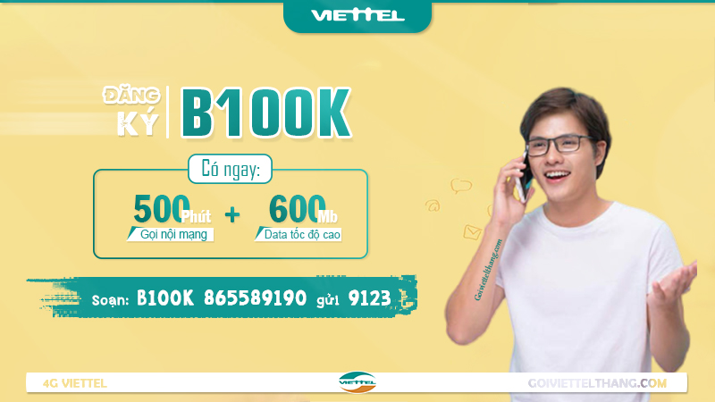 Gói cước B100k của Viettel