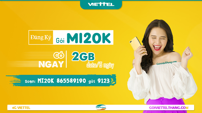 Gói cước mi20k của viettel