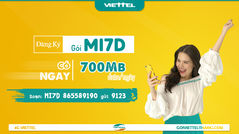 Gói cước Mi7D của Viettel