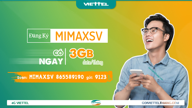 Gói 4G MIMAXSV của Viettel