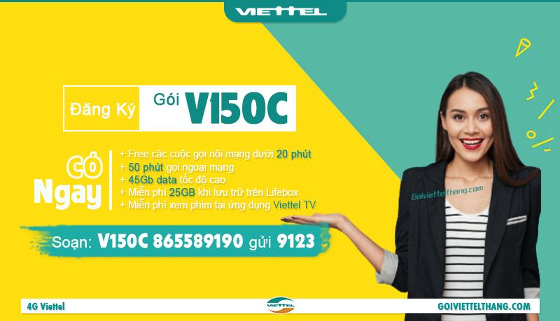 Gói cước V150C của Viettel