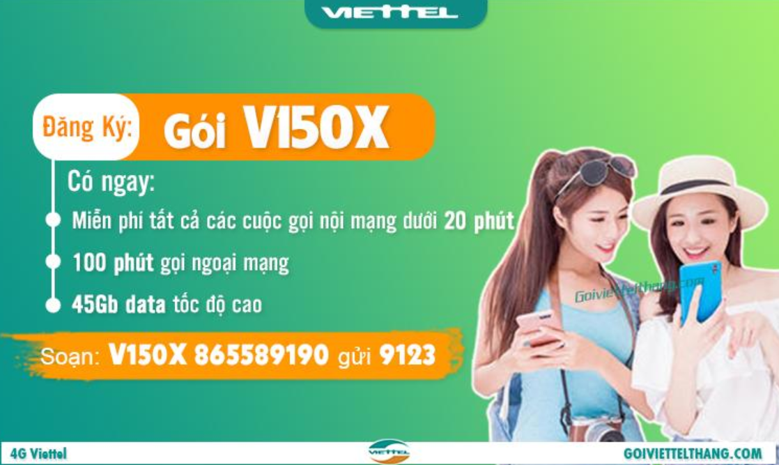 Gói V150X của Viettel