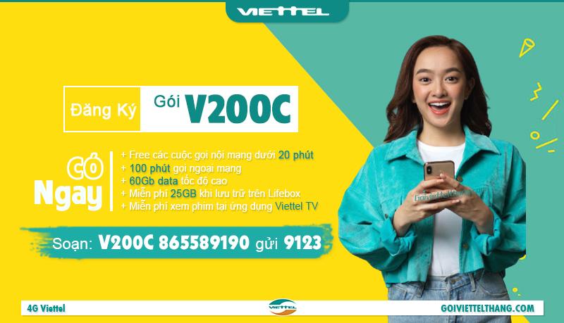 Gói V200C của Viettel