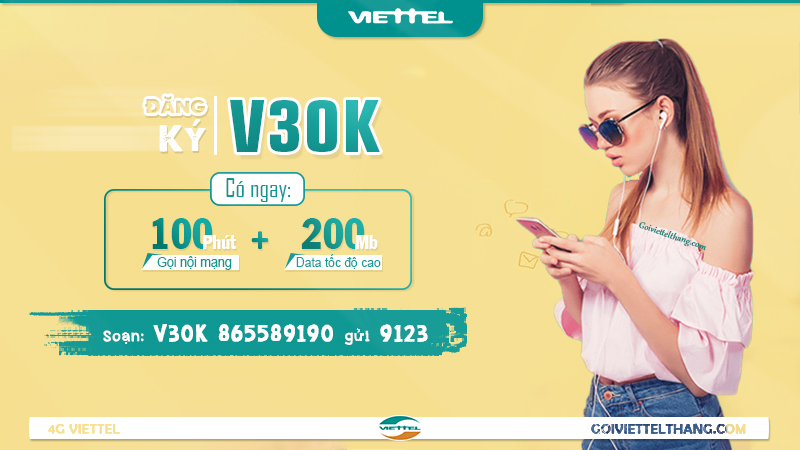 Gói v30k của viettel