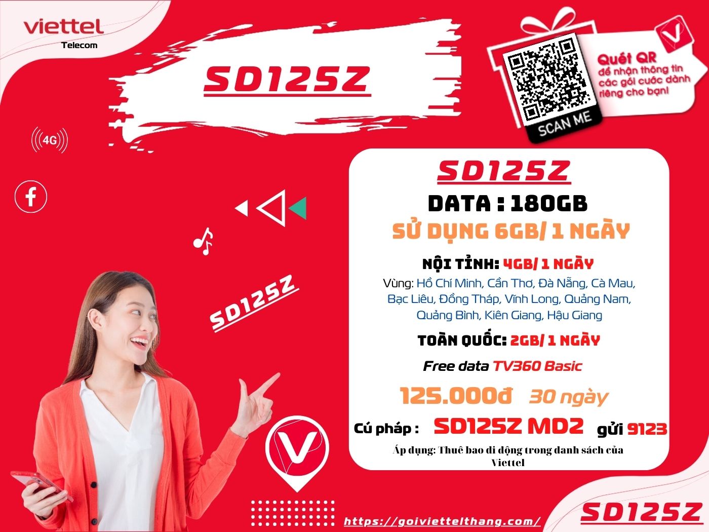gói sd125 viettel
