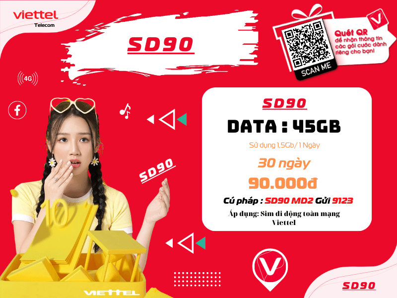 Gói SD90 Viettel