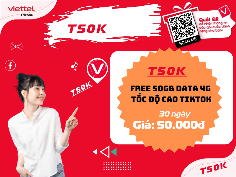 Gói T50K Viettel