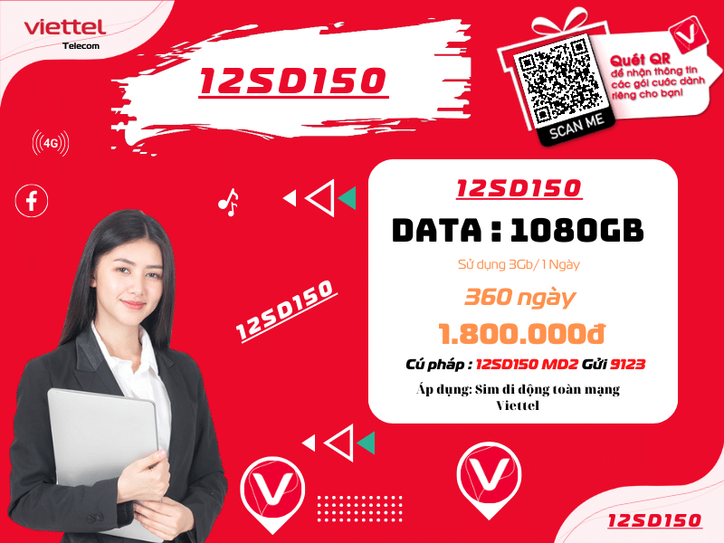 Gói Data dung lượng lớn 1 năm của Viettel cho Ô tô